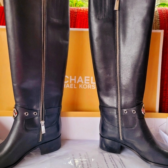MICHAEL KORS LEATHER BOOTS 5.5M - Picture 7 of 10